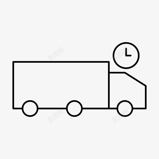 卡车物流交货电子商务图标svg_新图网 https://ixintu.com 交货 办公 卡车物流 商务 工作 技术 电子商务 运输