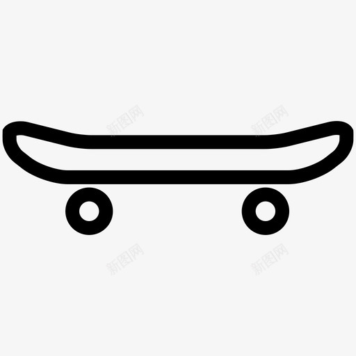滑板休闲假日图标svg_新图网 https://ixintu.com xgames 休闲 假日 假期 暑假 滑板 运动
