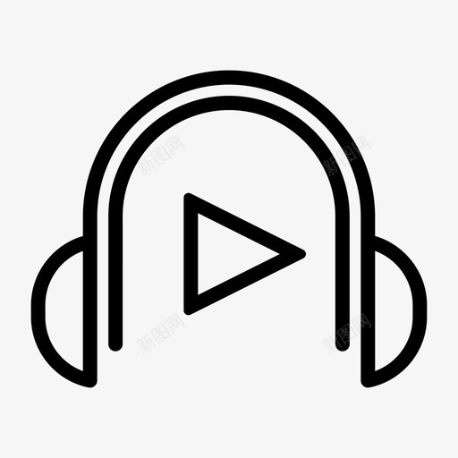 耳机优点享受图标svg_新图网 https://ixintu.com ios 享受 优点 品味 用户界面概述 网页设计 耳机