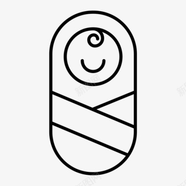 宝贝孩子脸图标图标