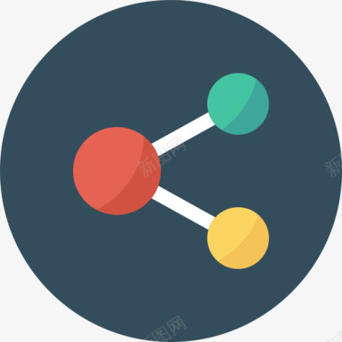 共享网页开发ul平面圆圆形图标图标