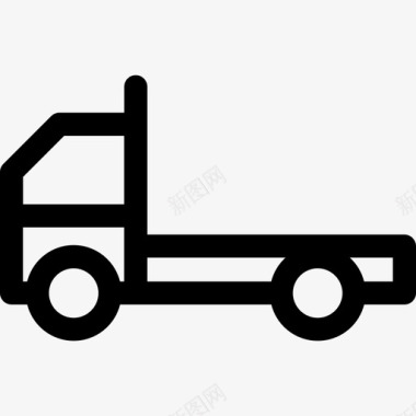 卡车运输33直线图标图标