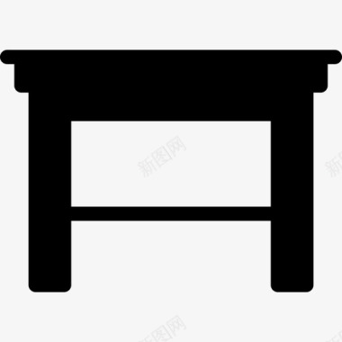 桌子家具32已填充图标图标