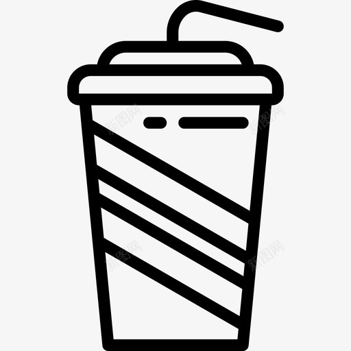 软饮料食品和饮料20线性图标svg_新图网 https://ixintu.com 线性 软饮料 食品和饮料20