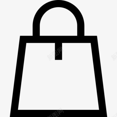 购物袋购物36线性图标图标