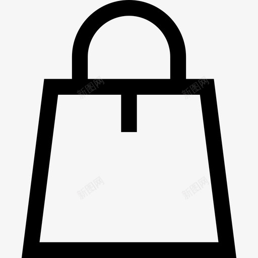 购物袋购物36线性图标svg_新图网 https://ixintu.com 线性 购物36 购物袋