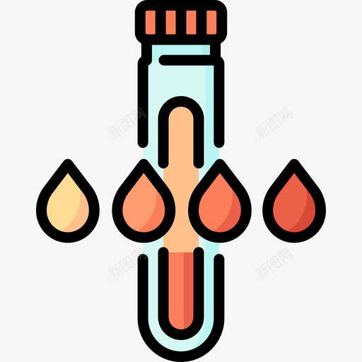血液医学47线性颜色图标svg_新图网 https://ixintu.com 医学47 线性颜色 血液