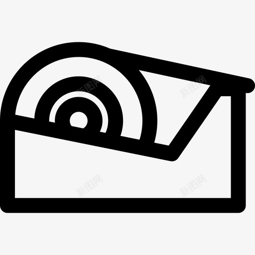 磁带工作场所5线性图标svg_新图网 https://ixintu.com 工作场所5 磁带 线性