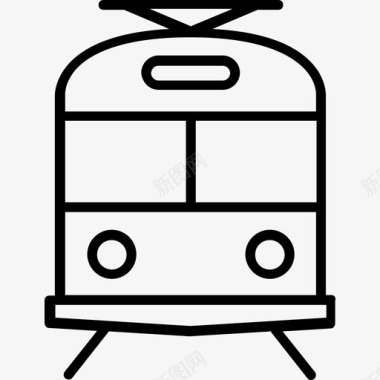 火车火车站线路图标图标