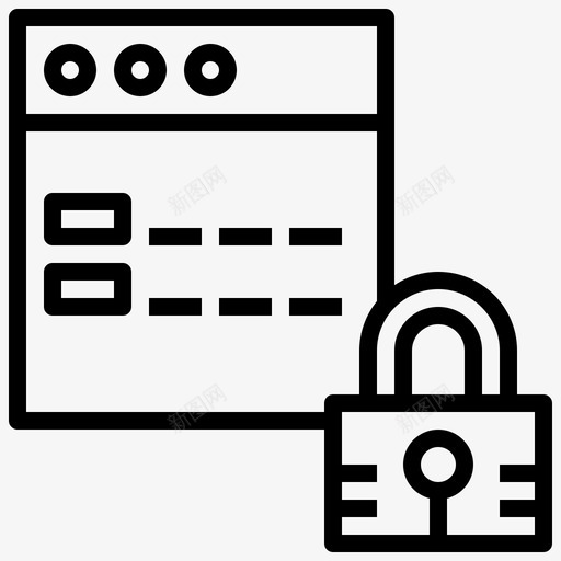 密码区块链业务图标svg_新图网 https://ixintu.com blockchan web 业务 区块链 密码 登录