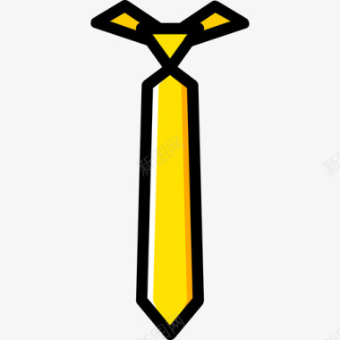 领带男士配件4黄色图标图标
