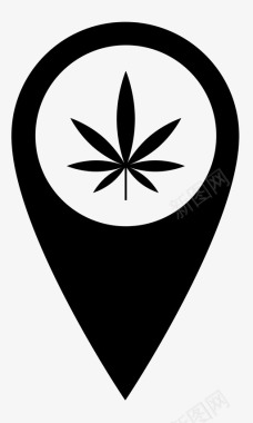 大麻地点大麻商店图标图标