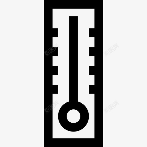 温度计表面6线性图标svg_新图网 https://ixintu.com 温度计 线性 表面6