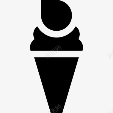 冰淇淋马戏团33填充图标图标