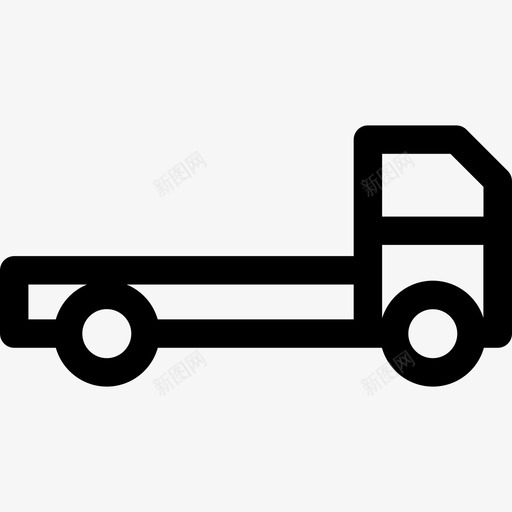 货运卡车运输33直线图标svg_新图网 https://ixintu.com 直线 货运卡车 运输33