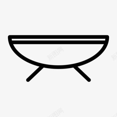 烹饪烧烤野营图标图标