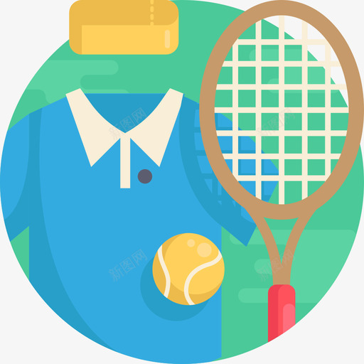 网球运动17持平图标svg_新图网 https://ixintu.com 持平 网球 运动17