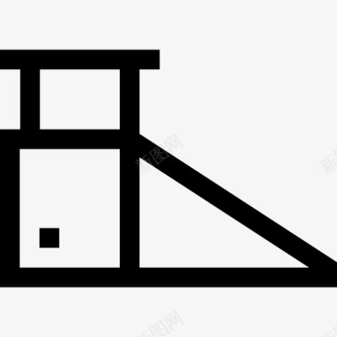 斜坡滑板3直线图标图标