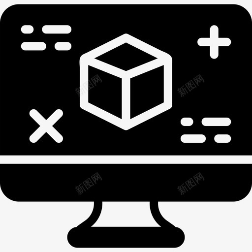 监视器启动5填充图标svg_新图网 https://ixintu.com 启动5 填充 监视器