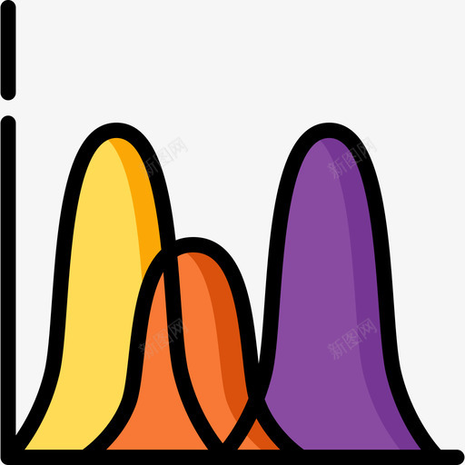 波浪图图表2线颜色图标svg_新图网 https://ixintu.com 图表2 波浪图 线颜色
