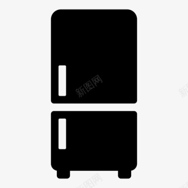 冰箱厨房电器厨房用具2件电子产品图标图标