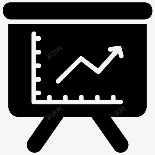 数据可视化分析董事会图标svg_新图网 https://ixintu.com stem元素字形图标 分析 数据可视化 演示 统计 董事会 销售预测