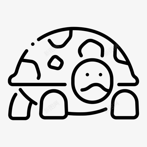 乌龟动物可爱图标svg_新图网 https://ixintu.com 乌龟 动物 可爱 宠物 宠物店 贝壳