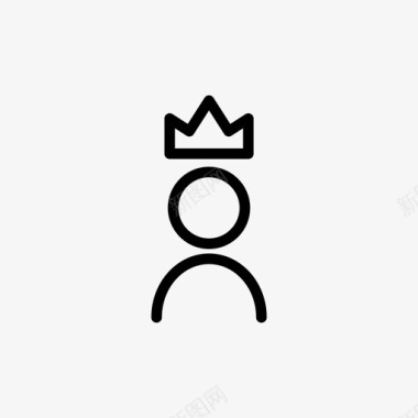 国王冠军流行图标图标