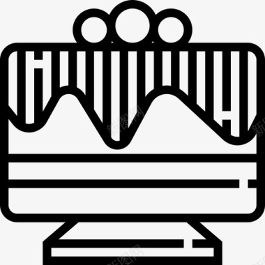 蛋糕20号餐厅直系图标图标