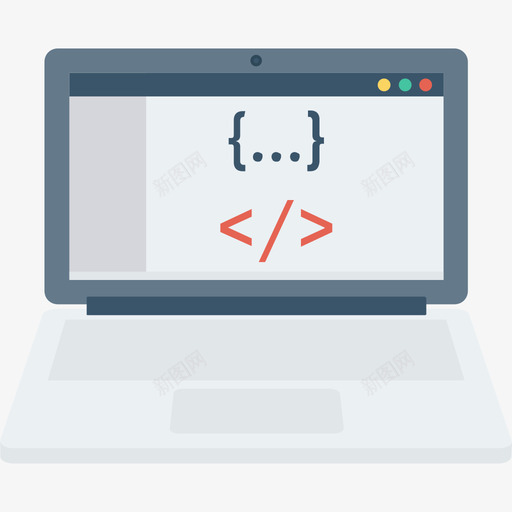 笔记本电脑网页开发界面平板电脑图标svg_新图网 https://ixintu.com 平板电脑 笔记本电脑 网页设计开发界面