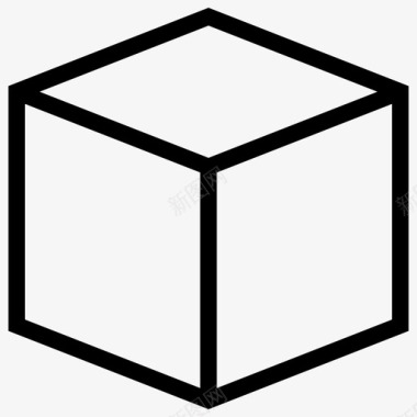 产品盒子立方体图标图标