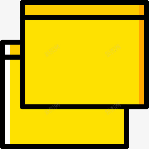 浏览器33号黄色图标svg_新图网 https://ixintu.com 33号设计 浏览器 黄色