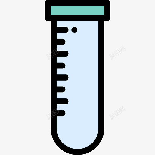 试管医学院2线色图标svg_新图网 https://ixintu.com 医学院2 线色 试管