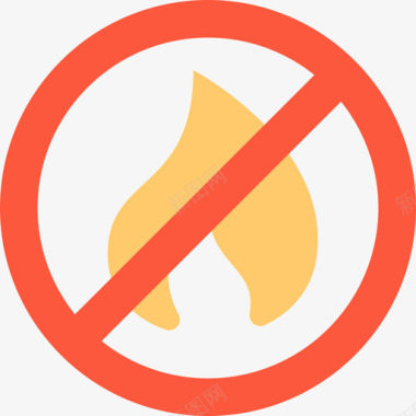 禁止火灾32号酒店公寓图标图标