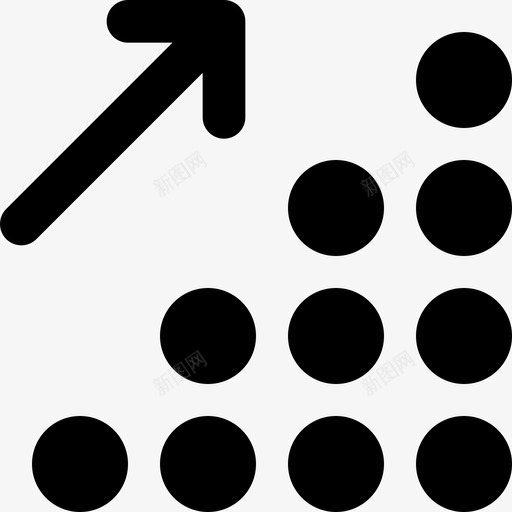 人口增长数据上升图标svg_新图网 https://ixintu.com 上升 人口增长 人道协调厅人道主义图标v02 数据