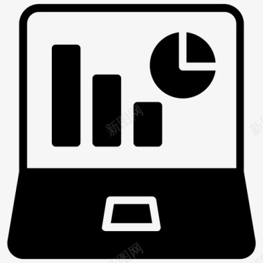 在线报告业务监控数据分析图标图标