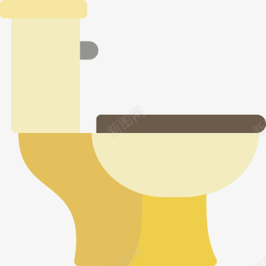 卫生间浴室物体3平面图标图标