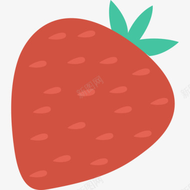草莓食品饮料3无糖图标图标