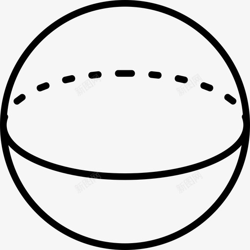 几何体球圆图标svg_新图网 https://ixintu.com 几何体 几何体圆形 圆 形状 球