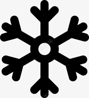 降雪寒冷人道协调厅人道主义图标v02图标
