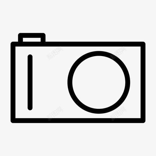 相机图像照片图标svg_新图网 https://ixintu.com ios 图像 快照 照片 用户界面轮廓 相机 网页设计 肖像