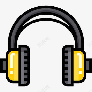 耳机recordstudio4线性颜色图标图标