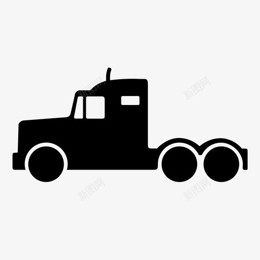 大卡车6轮车重型卡车图标svg_新图网 https://ixintu.com 6轮车 大卡车 汽车 重型卡车