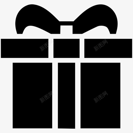 礼品盒生日免费图标svg_新图网 https://ixintu.com 免费 包装 生日 礼品盒 礼物