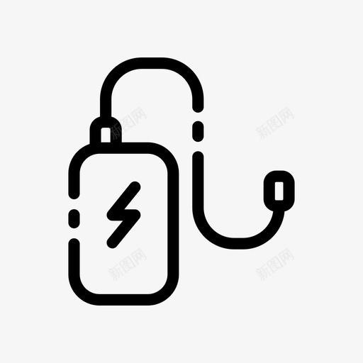 电源组电池充电器图标svg_新图网 https://ixintu.com 充电器 小工具线路效率工具 电池 电源组 电话