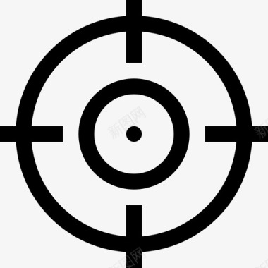 目标彩弹6已填充图标图标