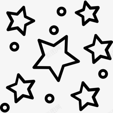 恒星空间34直线图标图标