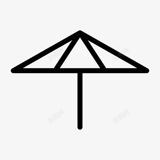 雨伞海滩野餐图标svg_新图网 https://ixintu.com ios 夏日 海滩 用户界面概述 网页设计 野餐 阳光 雨伞
