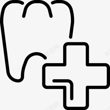 牙医医学48岁直系图标图标