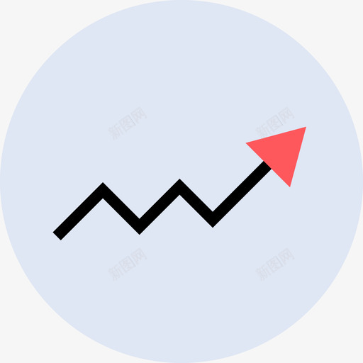 折线图网络分析平面图图标svg_新图网 https://ixintu.com 平面图 折线图 网络分析